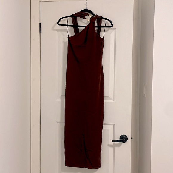 Zara Knotted Dress with Golden Appliqué - Picture 3 of 6